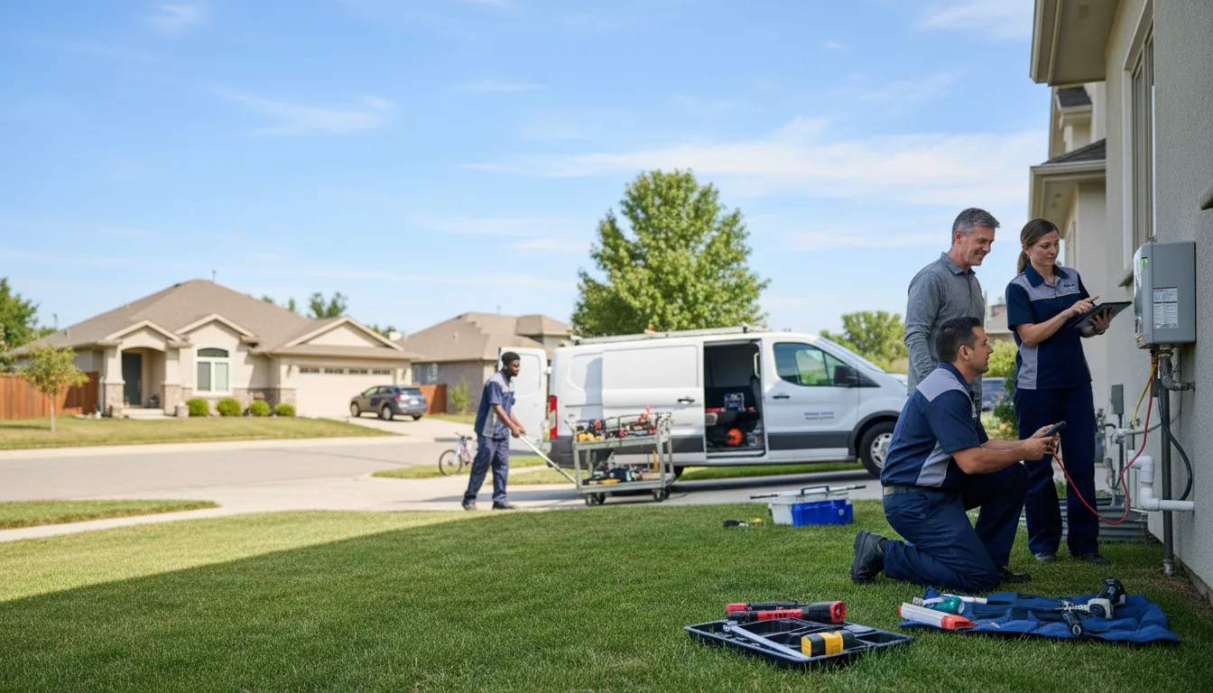 Tankless water heater service in Snover, MI